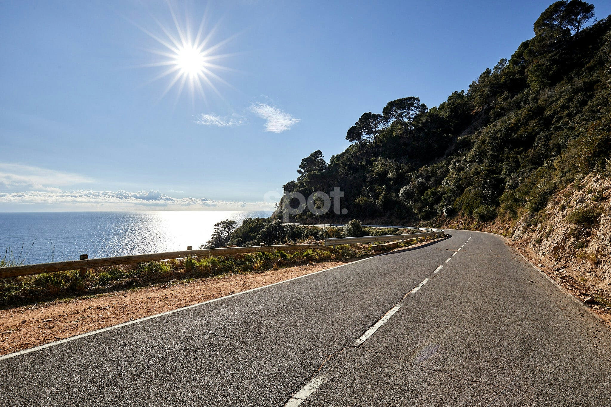Roads with sea views